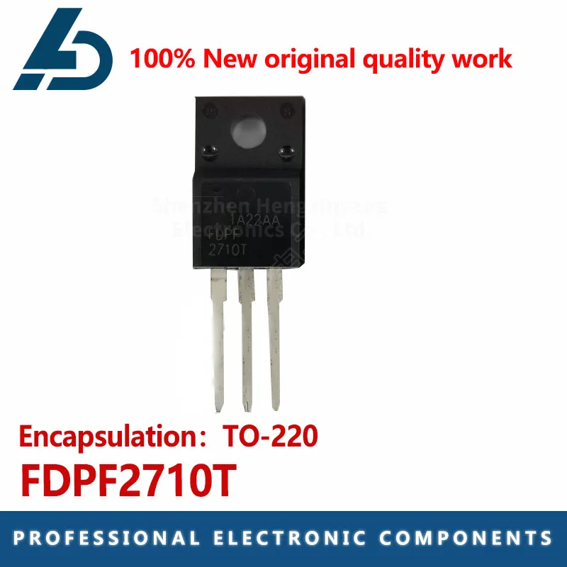 FDPF2710T MOSFET N 채널 FET, 250V, 25A, 62.5W 패키지, TO-220 