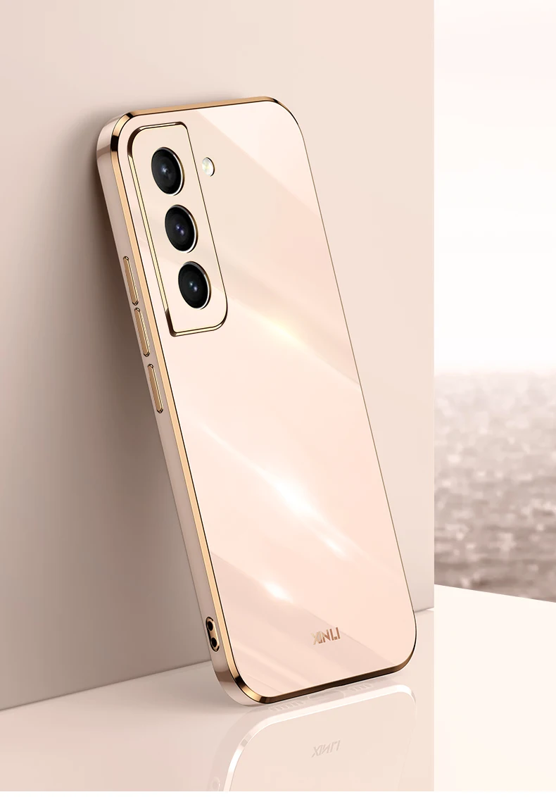 Bling Doux Antichoc Couverture Carré De Luxe Placage Téléphone Cas 3D Laser pour Samsung Galaxy S21 S22 Plus S20 FE Ultra S10 P_voghion.com