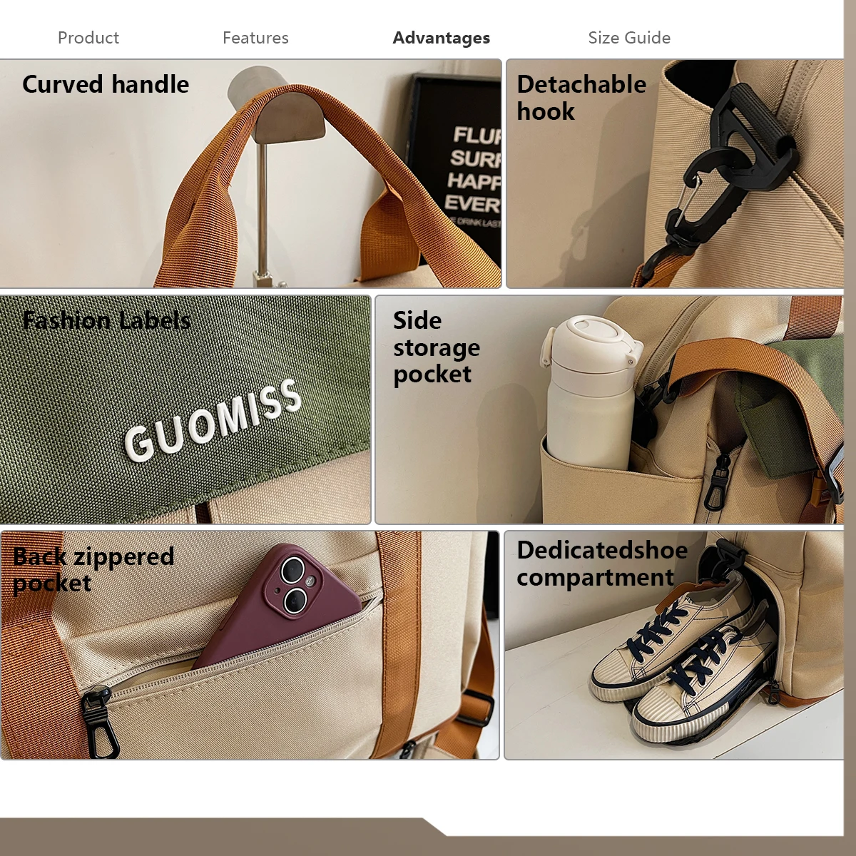 Short-Distance Fitness Bag for Men, Wet and Dry Separation Shoulder Bag, Cross-Body Multi-Functional Travel Bag, Women's Training Swimming Bag, Large Capacity