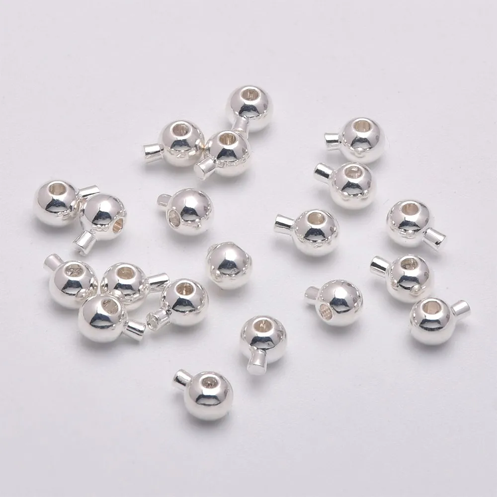 3,2mm Messing Crimp perlen lose Rondelle Spacer Perlen Crimp Charms Zubehör für Armband Halskette Schmuck herstellung – Detail 7