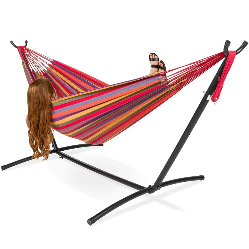 Portable Double Hammock with Stand Included Double Hammocks and Portable 3