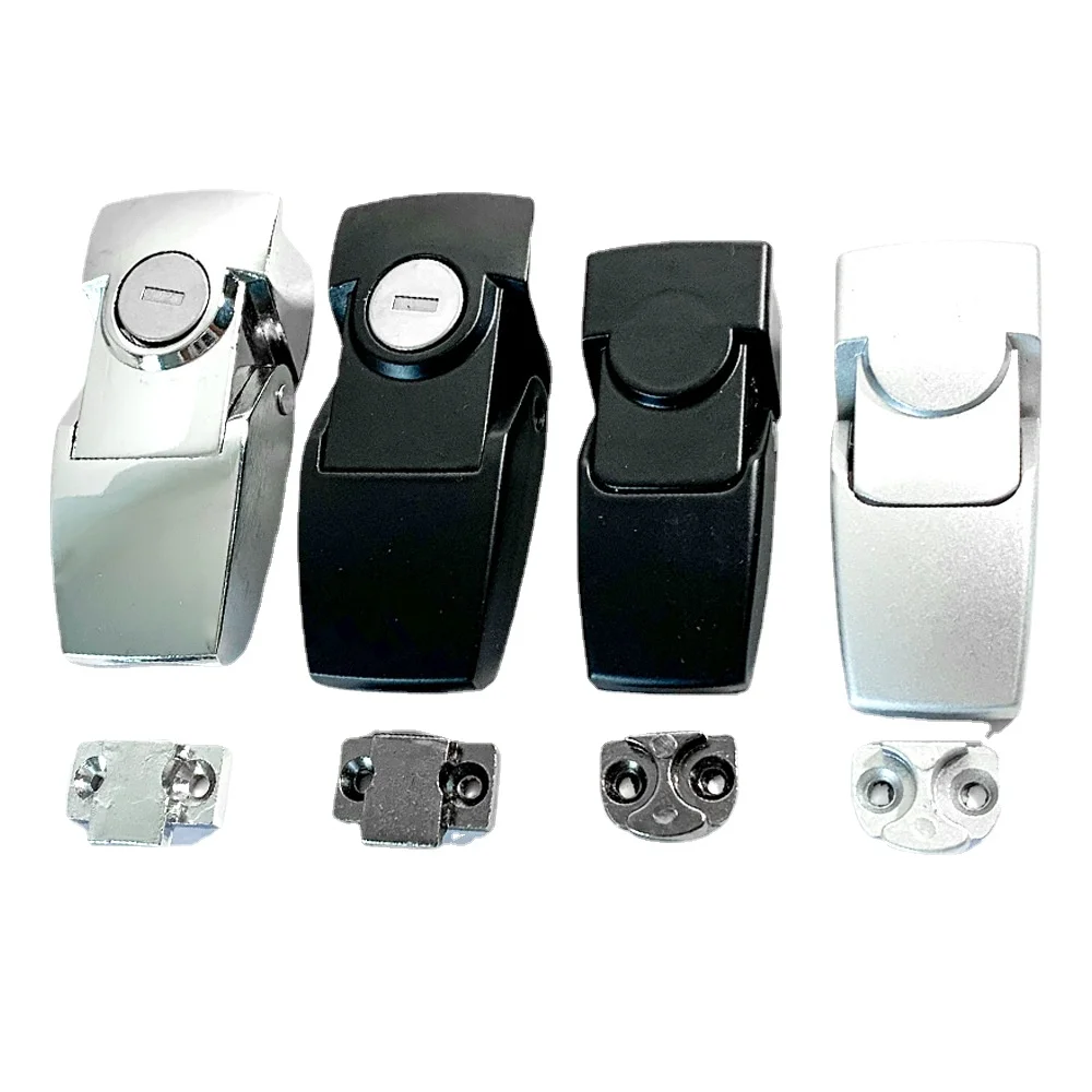 

Suitcase Latch Black Hasp Lock Zinc Alloy Hidden Box Security Toggle Buckle