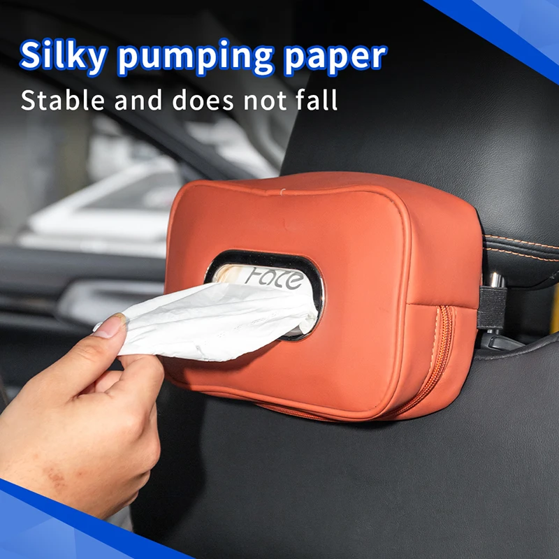 BYD Shark 6 Nappa 가죽 센터 콘솔 팔걸이 티슈 박스 홀더 Sun Visor 뒷좌석 고정 스트랩 액세서리