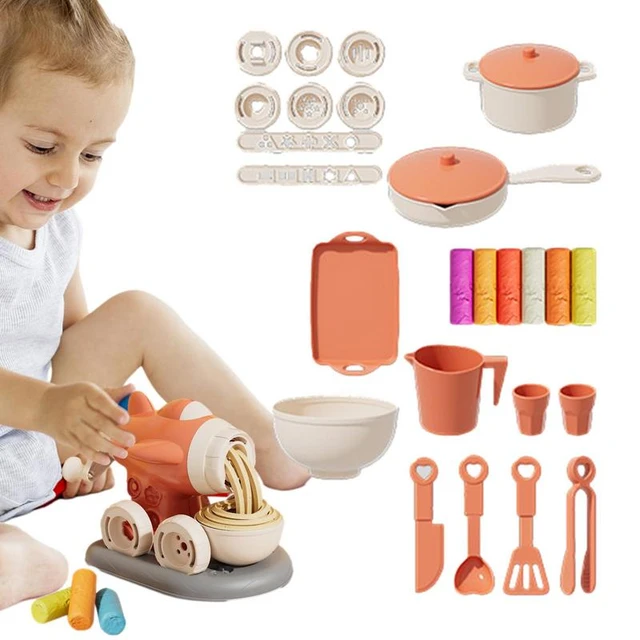 Playdough Set Kitchen Creations Noodle Machine Playset Cooking Toys Dough  Accessories For Boys And Girls Birthday Christmas Gift