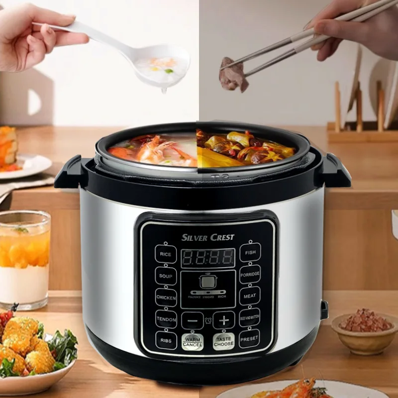 1050W Electric Pressure Cooker, 6L Capacity Instant Pot,Home Multifunctional Rice Cooker 전기압력밥솥 3