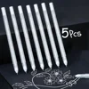 5pcs White Markers & Gel Pens - Perfect For Artists & Comic Drawers! 4