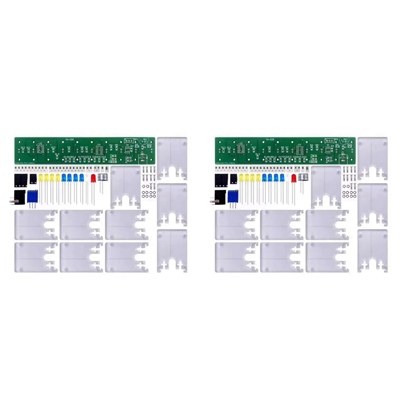 TA-2X DIY 사운드 컨트롤 LED 음악 스펙트럼 전자 키트 컬럼 오디오 디스플레이 PCB 납땜 연습 키트 LM358 LM339