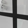 46" X 72" Shower Screen Walk-in Wet-room Black 5
