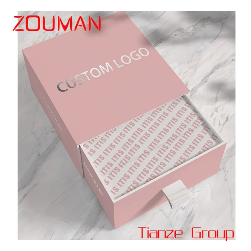 Роскошный бумажный ящик с индивидуальным принтом