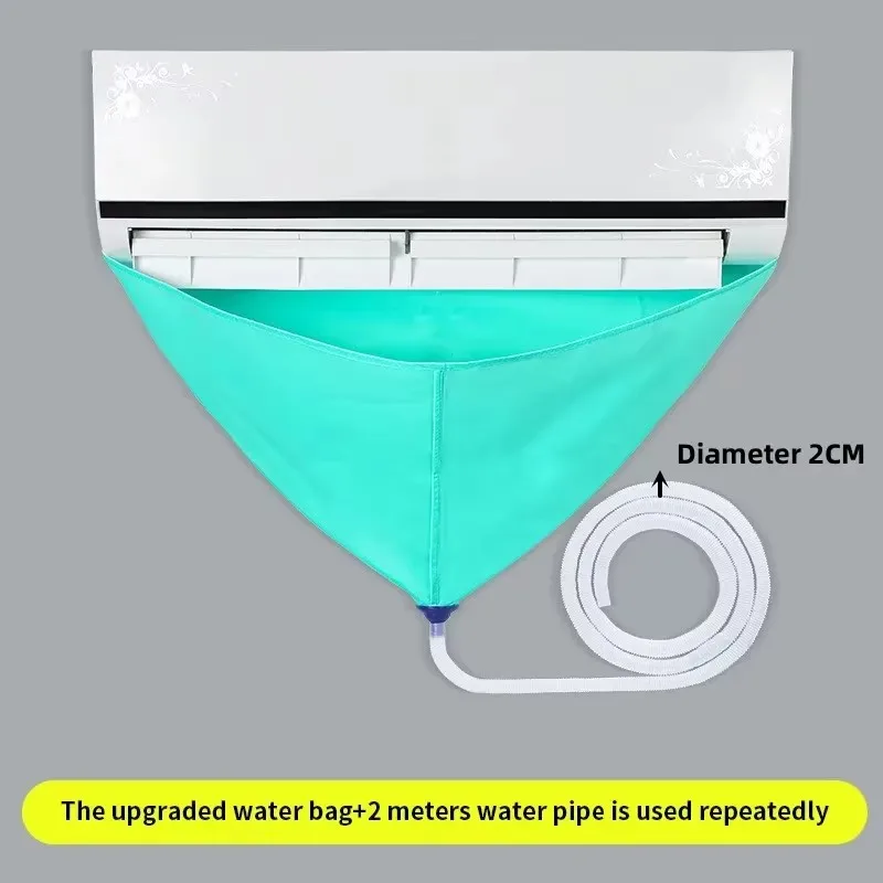 Air conditioner cleaning kit 1/6/8pcs leak-proof cover with drain water pipe full set dust elimination tools