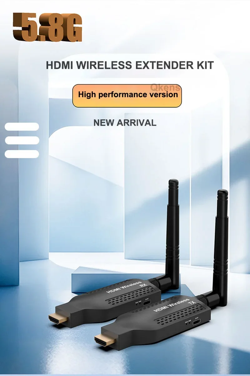1080p 4k 150m Wireless HDMI Video Transmitter and Receiver Extender TV Stick Dis
