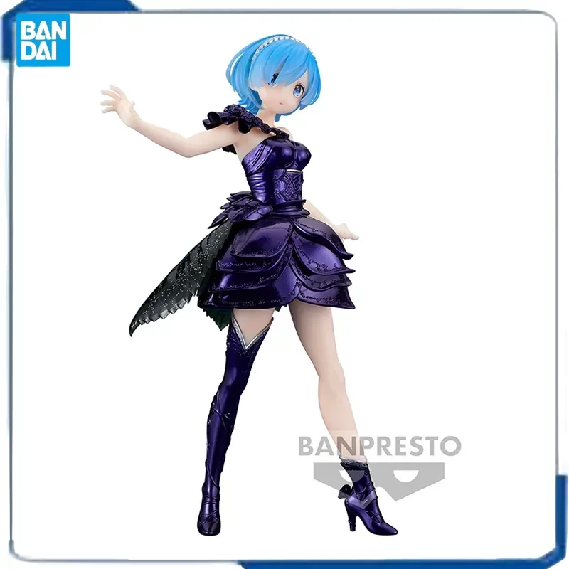 

Bandai Re Life in A Different World From Zero Genuine Japanese Anime Figures Rem PVC Desktop Decoration in Stock