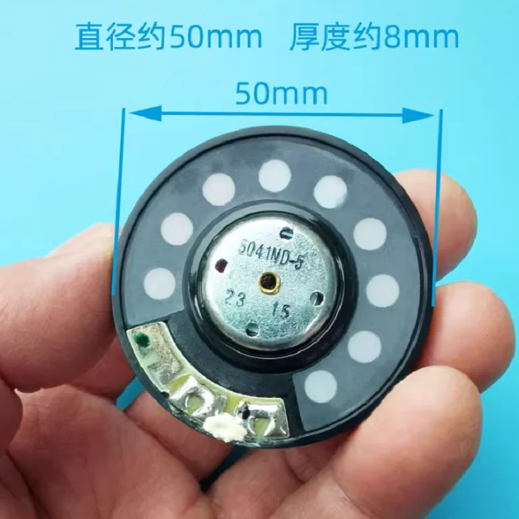 50mm Helmet Headset Drivers Headphone Speaker unit Replacement 32ohm Over Ear Earphone Repair Parts New Arrivals 2PCS
