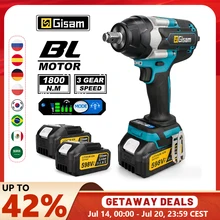 1800N.M Torque Brushless Electric Impact Wrench 1/2 inch Lithium-Ion Battery Cordless Wrench Power Tools For Makita 18V Battery - Trending Best Dropshipping Products with Germany Suppliers Product September 2026