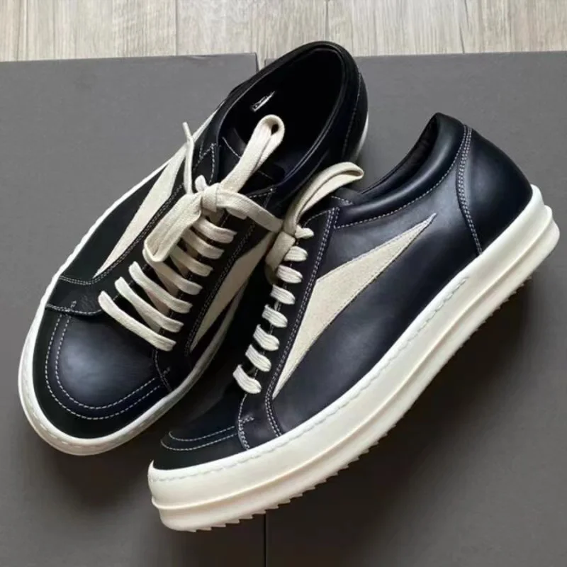 

New Women'S Shoes Leather Low-Cut Men'S Couple Flat-Soled Casual Sneakers