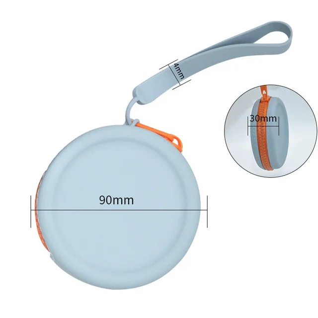 Dog Treat Training Pouch, Portable Silicone Dog Food Treat Pouch with Lanyard and Hook for Outdoor Walking Supply Storage Bag 6
