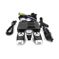 PLUSOBD for Audi A6 2005-2011 Car Alarm System Keyless Entry Keyless Go Engine Start Stop With Push Button Plug and Play Type