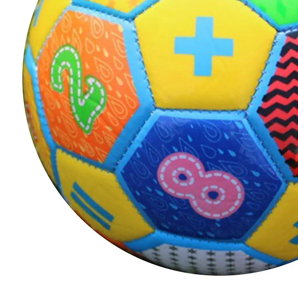 

Soccer Ball Children Soft Bouncy Colorful Foam Ball Recreation Play