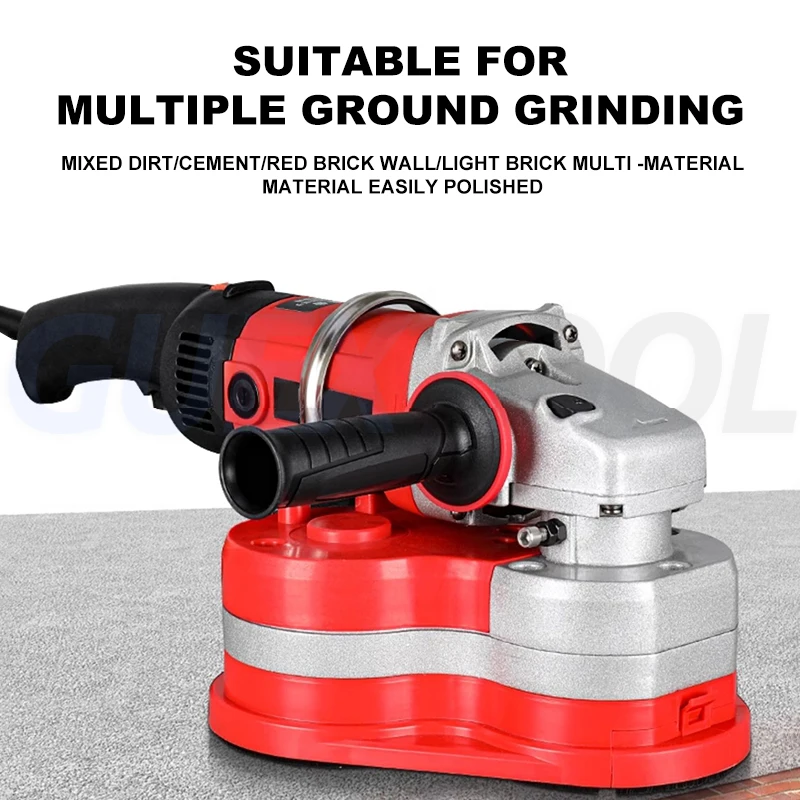 220V Cement Concrete Floor Polishing Machine Belt Sander Clean Ground Grinding Machine Grinder Sharpener Cutter Rough Planer