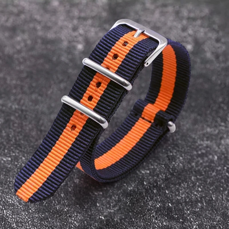 Universal Canvas Nylon Watch Strap - Premium NATO Style Wristband Bracelet