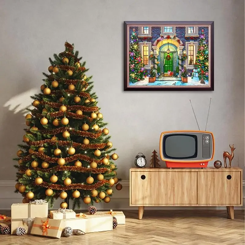Christmas Advent Calendar Jigsaw Puzzles Christmas Puzzle Toys Welcoming The Birth of Jesus 1008pcs Puzzles Countdown