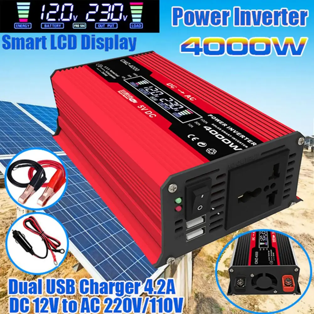 pure-sine-wave-inverter-4000w-power-dc-12v-to-ac-220-110v-voltage-50-60hz-converter-car-inverters-with-led-dis-cigar-lighter