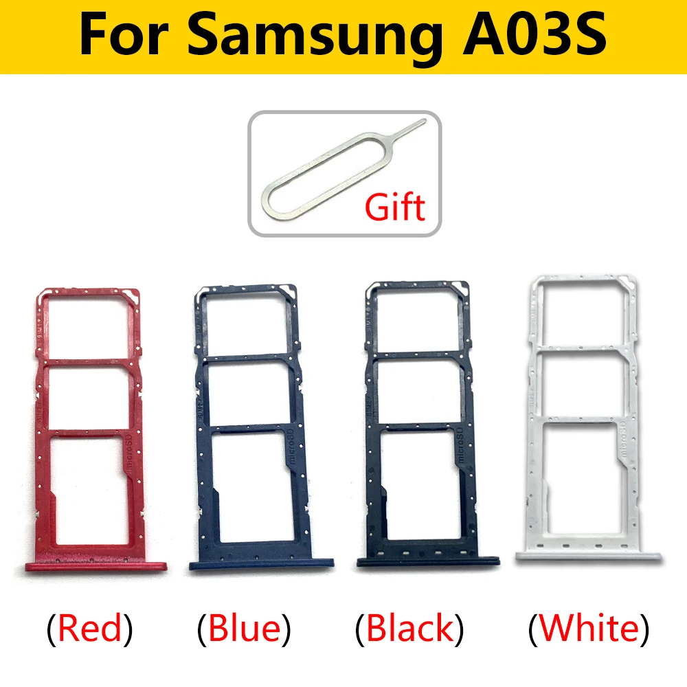 SIM Card Socket Slot Tray Reader Holder Connector Micro SD Adapter Container For Samsung A02S A03S A03 Core
