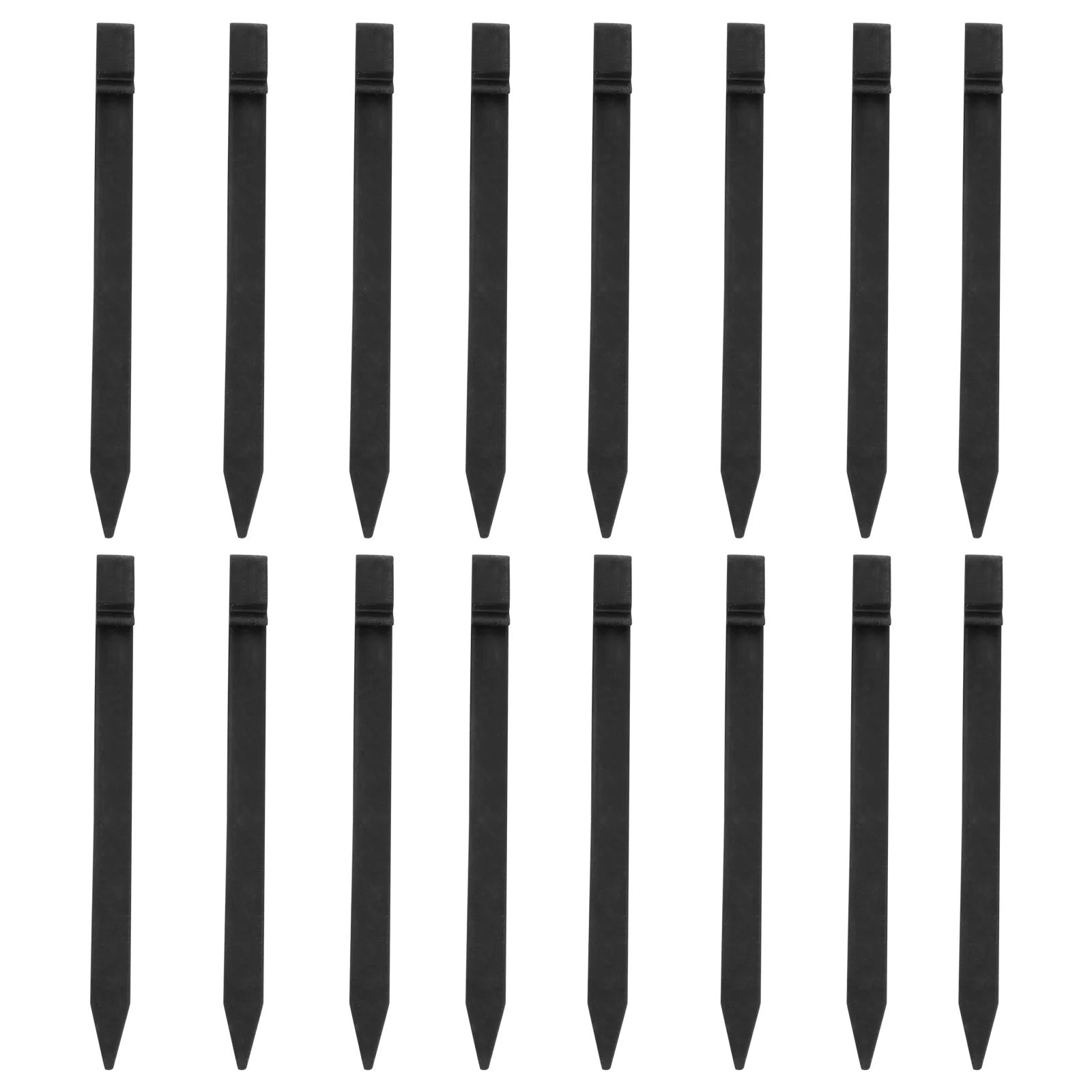 

16 Pcs Gardening Nails Plastic Camping Tent Outdoor Stakes Barbed Ground Pe Peg