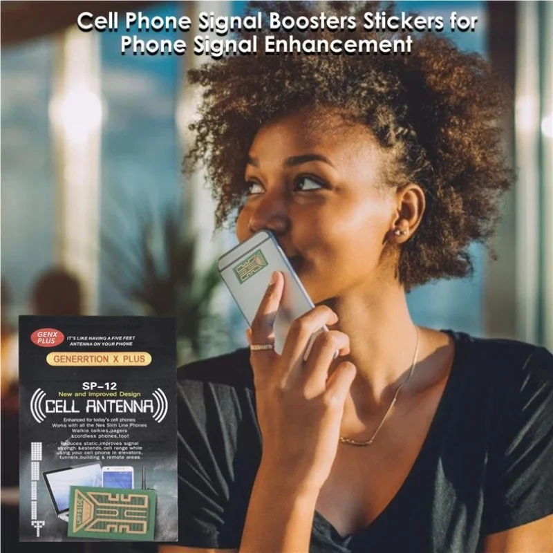 New SP18enna Signal Amplifier Portable Mobile Phone Signal Enhancement Sticker Booster for iPhone 15 Samsung Xiaomi Universal