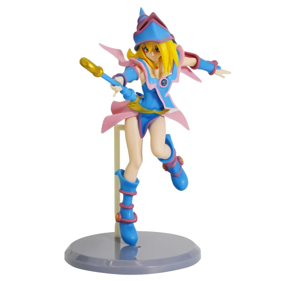 Yu-Gi-Oh!Duel Links Yami Yugi Yugi Muto Black Magician Girl Mana 21CM PVC Actionfiguren Modell Anime Cartoon Modell Spielzeug Geschenk – Detail 11