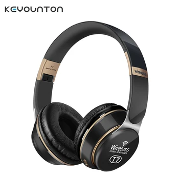 HiFi Wireless Headphones Strong Bass Bluetooth Headsets Noise Cancelling Bluetooth Earphones Support TF Card for Game All Phone