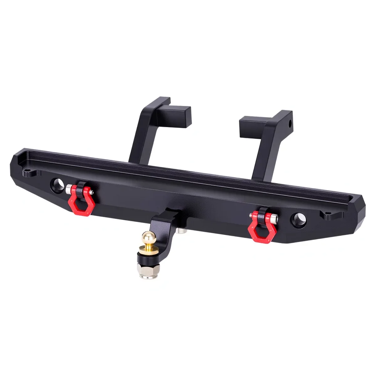 Premium Metal Front and Rear Bumpers with Electric Winch for RC Crawler Car Upgrade