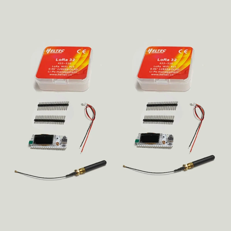 ตัวเลือกสินค้า บอร์ดพัฒนา Arduino IoT WiFi LoRa OLED 0.96นิ้ว 2ชิ้น