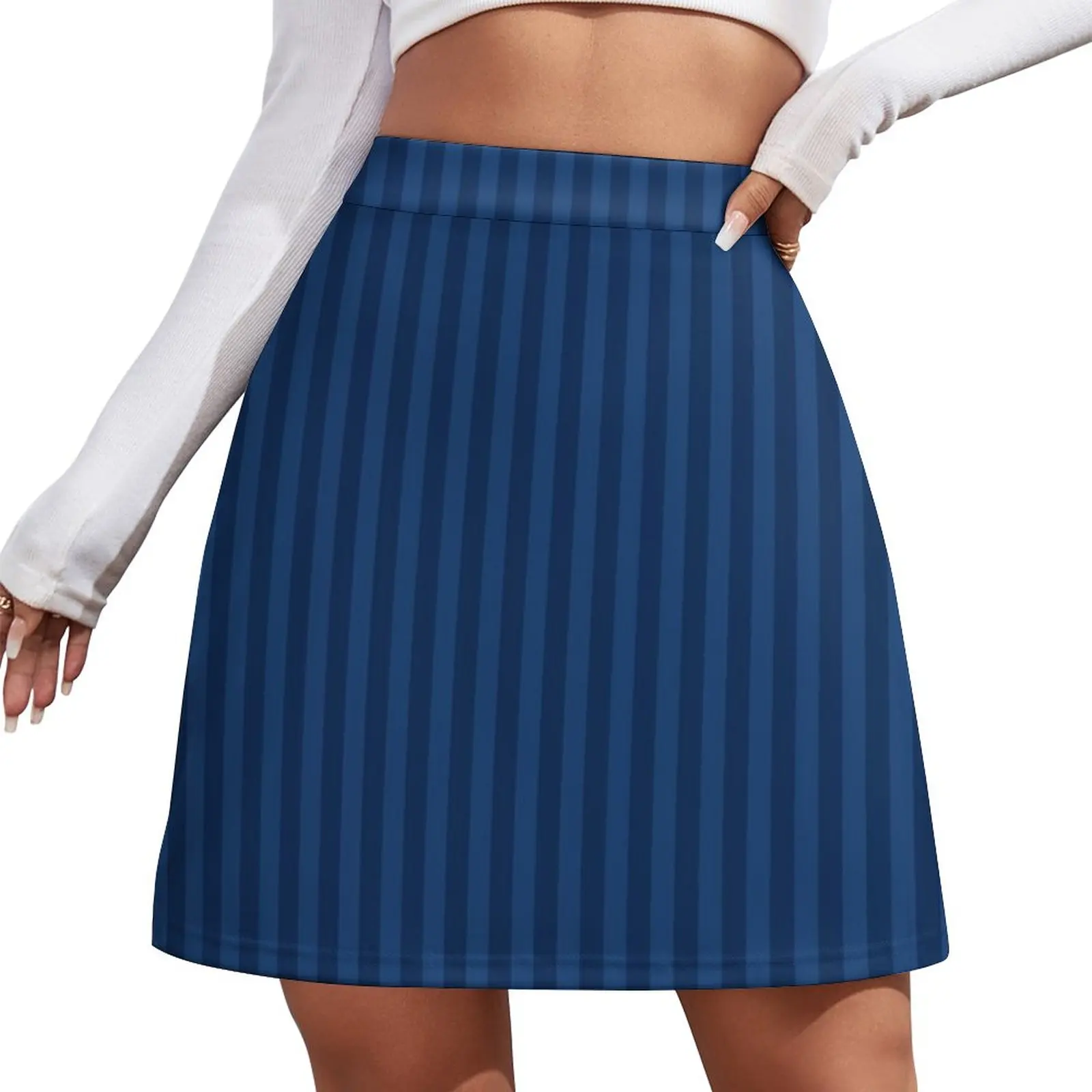 Blue stripe Mini Skirt Women clothing Miniskirt Kawaii fashion