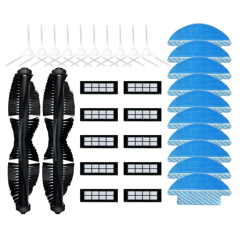 

Запчасти для роботов-пылесосов EVERYBOT 3I, Сменные аксессуары, основная боковая щетка, Hepa фильтр, Швабра, салфетка для протирания