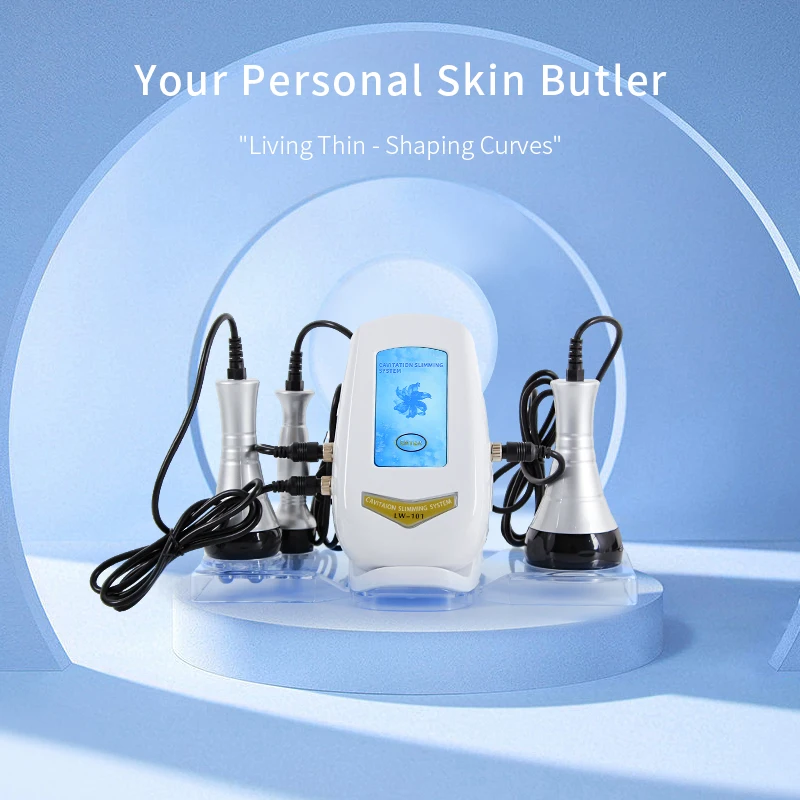 

3 In 1 40K Cavitation Machine Ultrasonic Body Slimming Beauty Machine Lipo Mini RF Fat Burning Face Care Skin Tightening Device