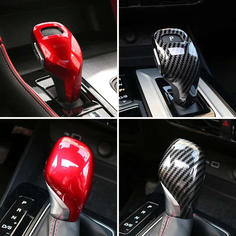Car Gear Shift Knob Cover Carbon Fibe Shell For MG5 MG6 MG ZS HS 2020