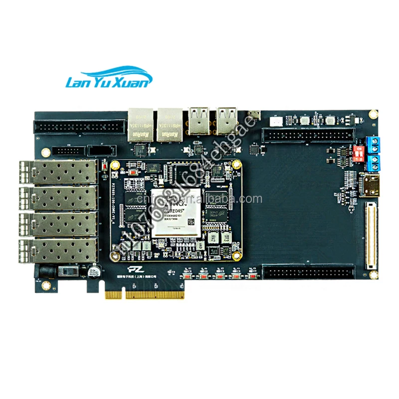 

PuZhi PZ7045-KFB 900I оценочный комплект Xilinx Zynq-7000 SoC XC7Z045 FPGA макетная плата PCIe SFP USB ZC706