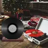 Tabletop Record Holder, Solid Wood Now Playing Vinyl Record Stand Display, Vinyl Holder, Vinyl Stand for Albums Display Rack 4