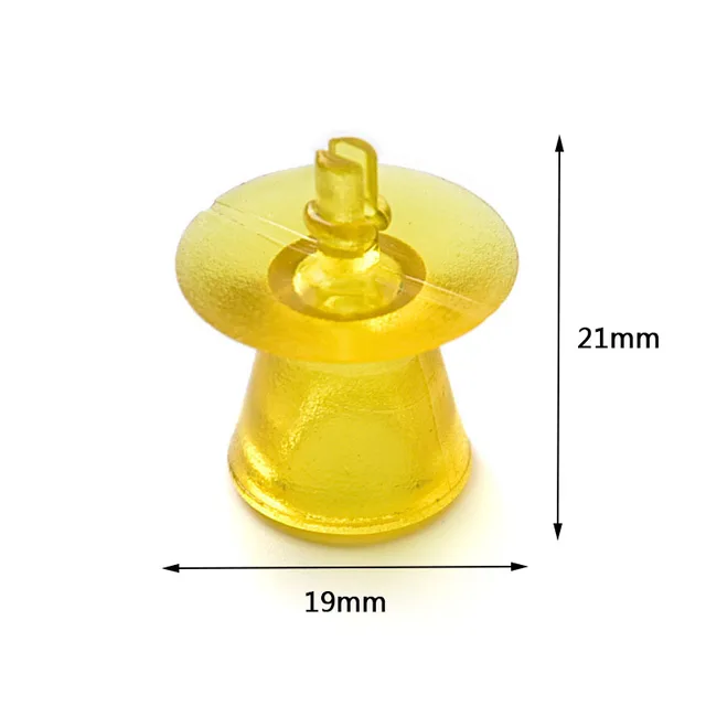 100 Db Új Nagy, Sárga Műanyag Méhkirálynő Tenyésztő Cella Pohár Alap Mount Queen Cellák Méhészeti Etető Tartályszerszámok - Image 5