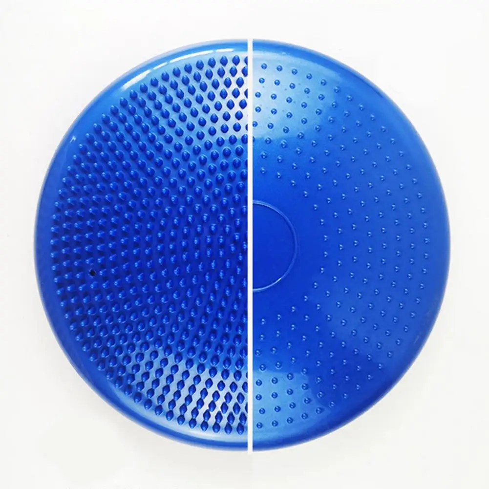 Round Balance Board with Pump Thick Yoga Fitness Inflatable Seat Pad Foot Massage Pain Relief Wiggle Cushion Kids Adults Sensory