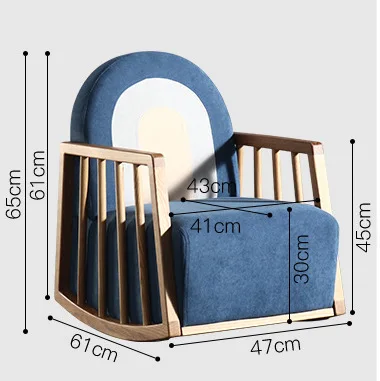 Modern Kids Sofa with Solid Wood Frame Designer Fabric Professional for Dining Living Room Bedroom Outdoor Use Direct Factory