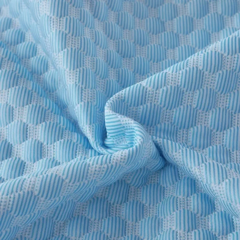 Summer Cooling Pillowcase Solid Color Ice Bean Bean Pillowcase Cool Feeling Air Conditioning Cover Washable (No Pillow) 48x74cm