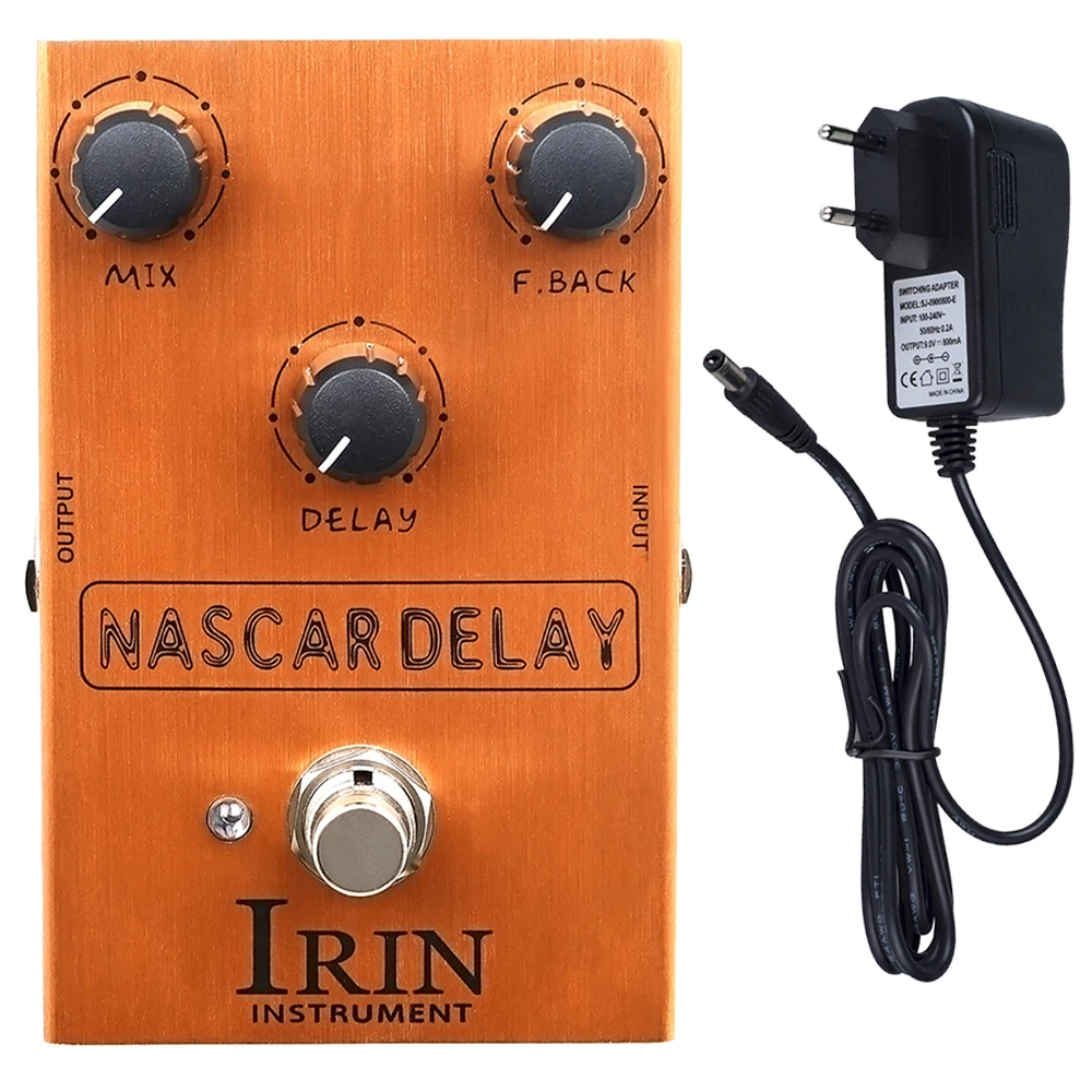 

IRIN AN-37 Delay Guitar Pedal Sound Rock Amp Simulator Effect Pedal Era Overdrive Effect Pedal Guitar Parts & Accessory