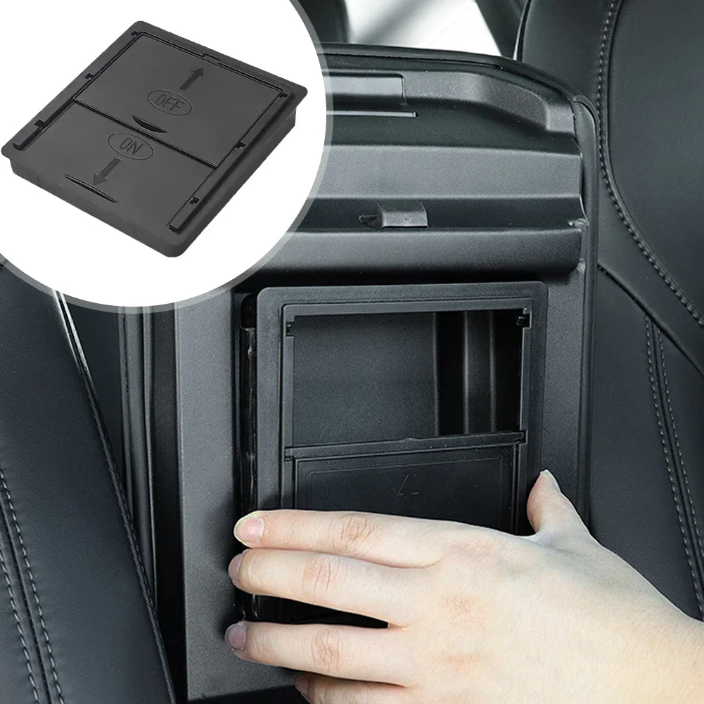 

Car Armrest Holder Box Center Console Organizer Armrest Hidden Storage Box Accessories For Tesla Model 3 Model Y 2023 2022 2021