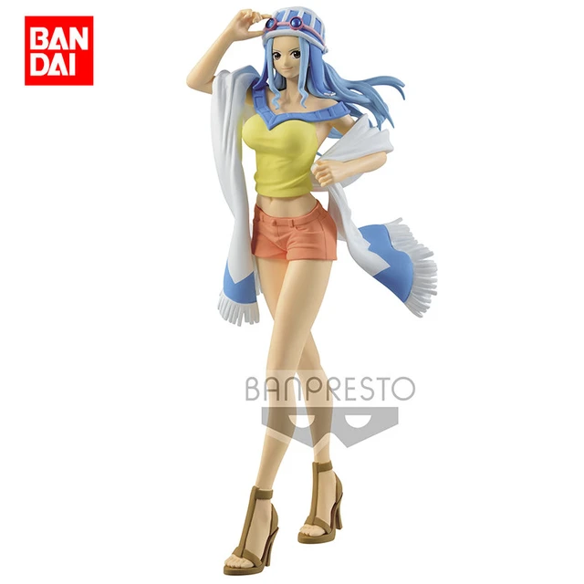 Bandai banpresto glitter & glamour uma peça nefertari vivi figuras