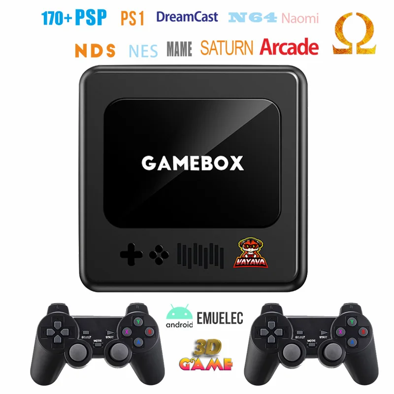 

Retro Video Game Console G10 GAME BOX Dual System 4K HD TV Game Player Built-in 16GB 50000+ Games 50 Emulators for PSP/PS1/N64