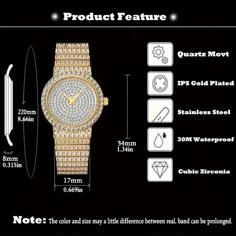 Women Diamond Watches Gold Watch Ladies Wrist Watches Luxury Brand Rhinestone Womens Bracelet Female Relogio Feminino