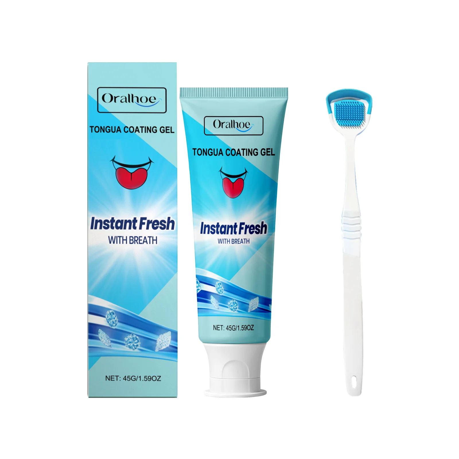 Tongue Cleaner Gel - Freshens Breath, Removes Odor, Daily Tongue Care for a Clean & Comfortable Mouth
