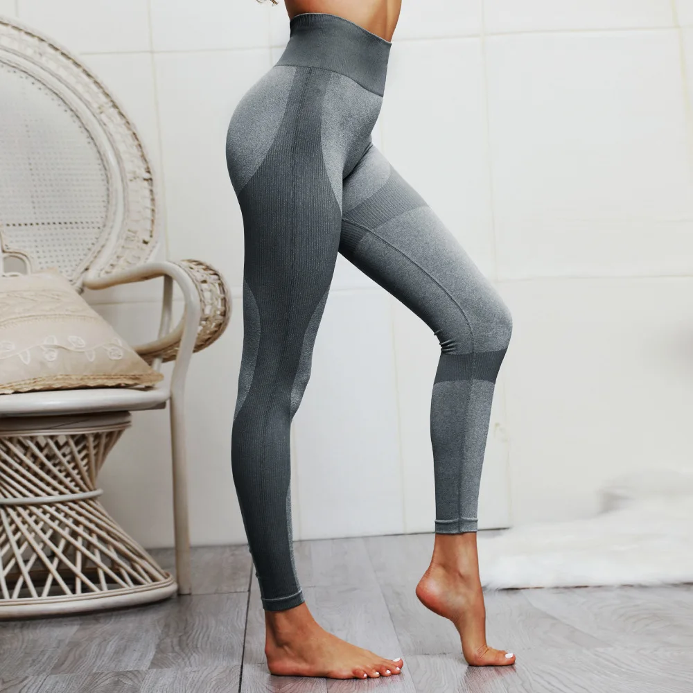LAICLOANG Seamless Yoga Pant Female Workout Quick Dry Running